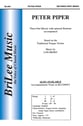 Peter Piper Three-Part Mixed choral sheet music cover